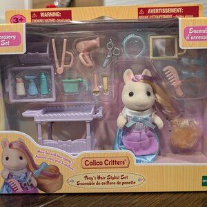 Calico Critters Pony Hair Stylist Set